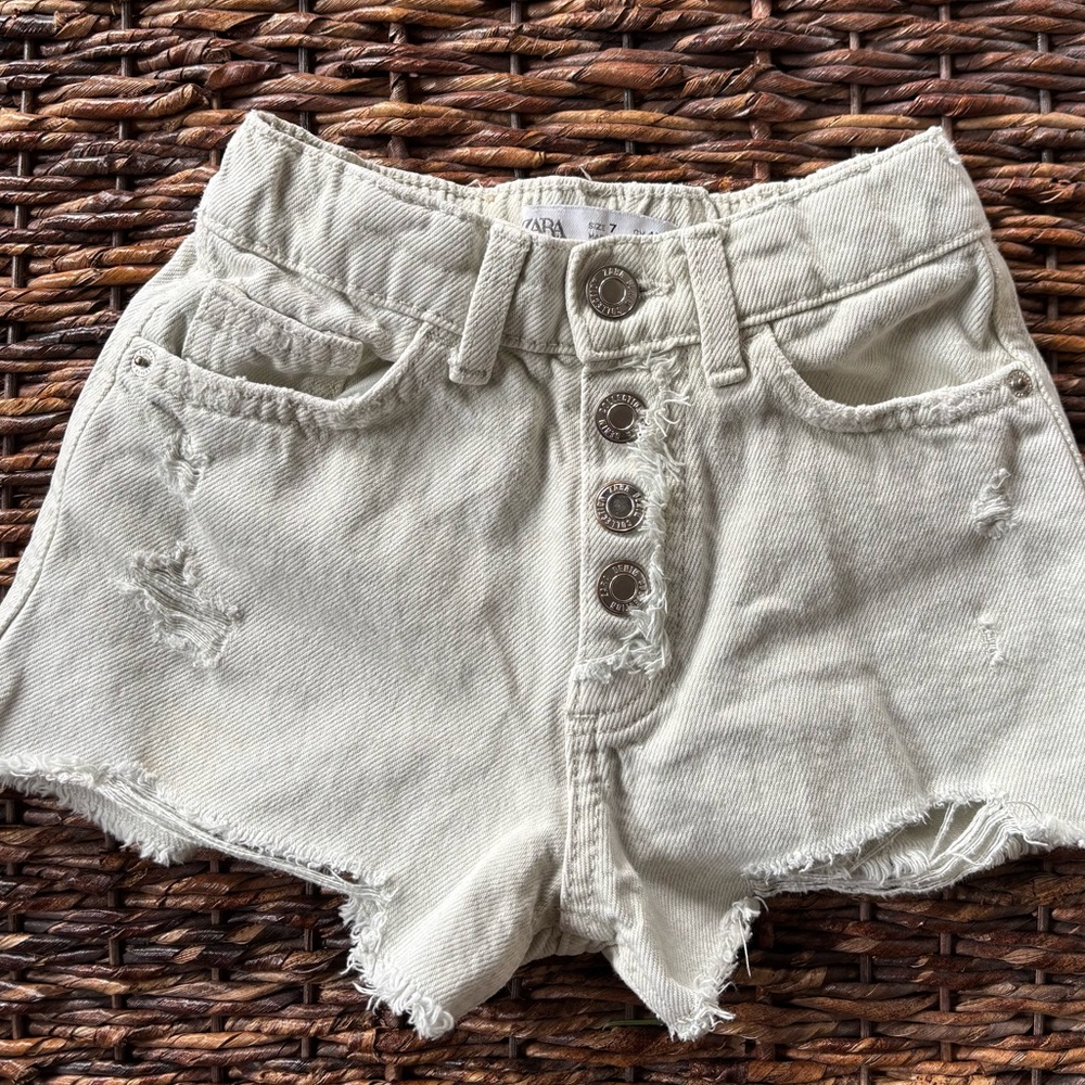 Zara Girls Jean Shorts